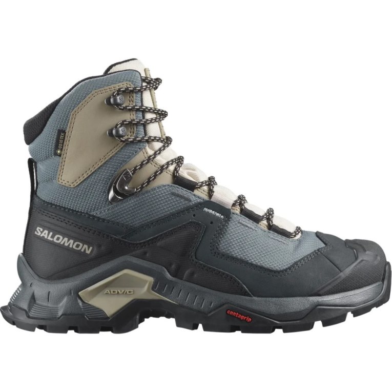 Salomon Quest Element GTX Turisticka Obuv Damske Siva Čierne Hnedožltý | SK 7DNZBM